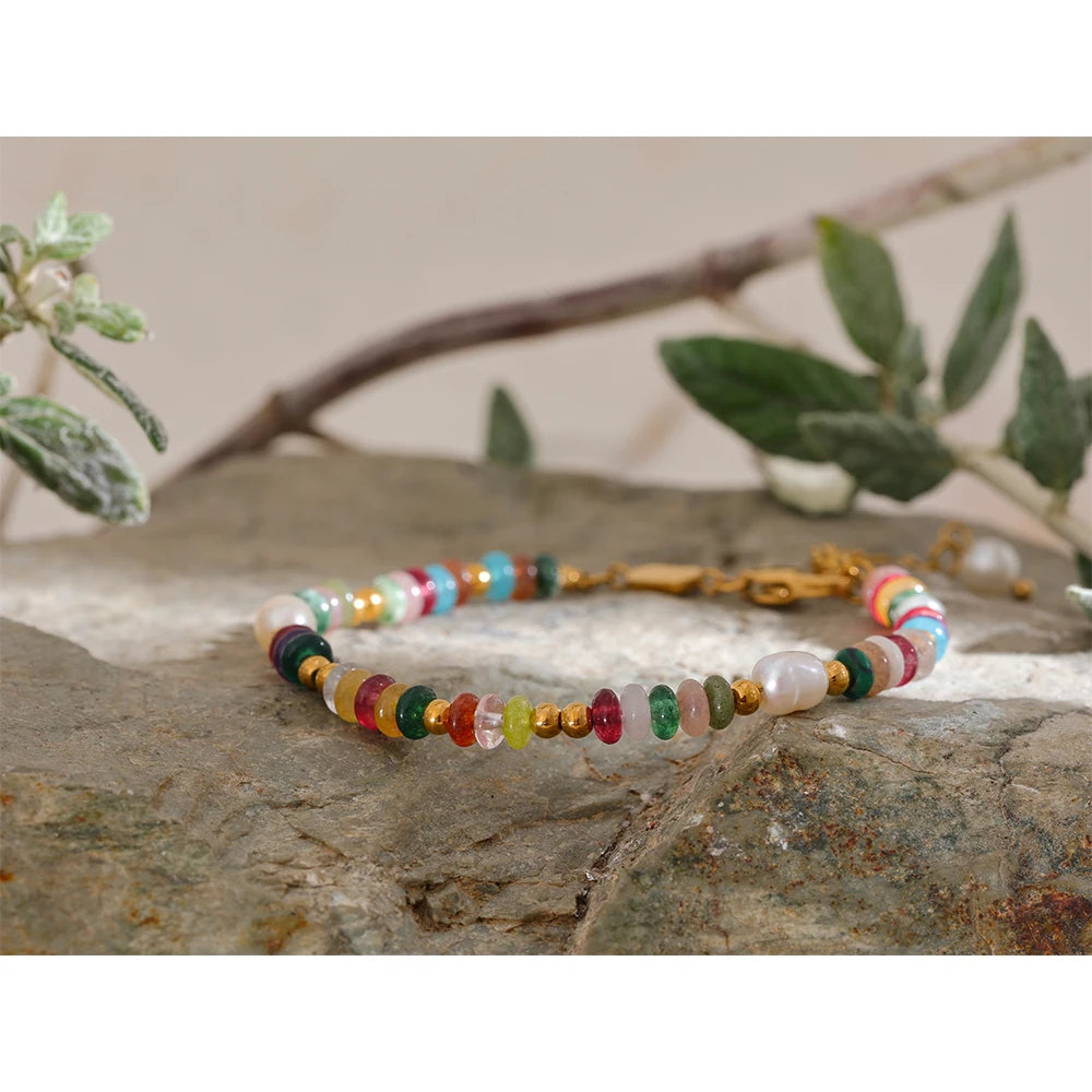 Natural Pearl Purification Stone Luxury Bracelet