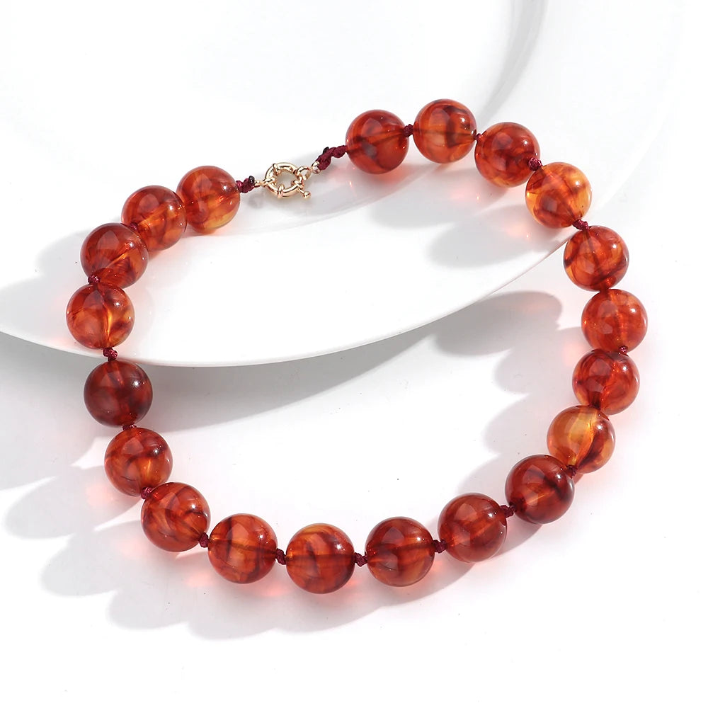 Vintage Paris Beads Choker Necklaces