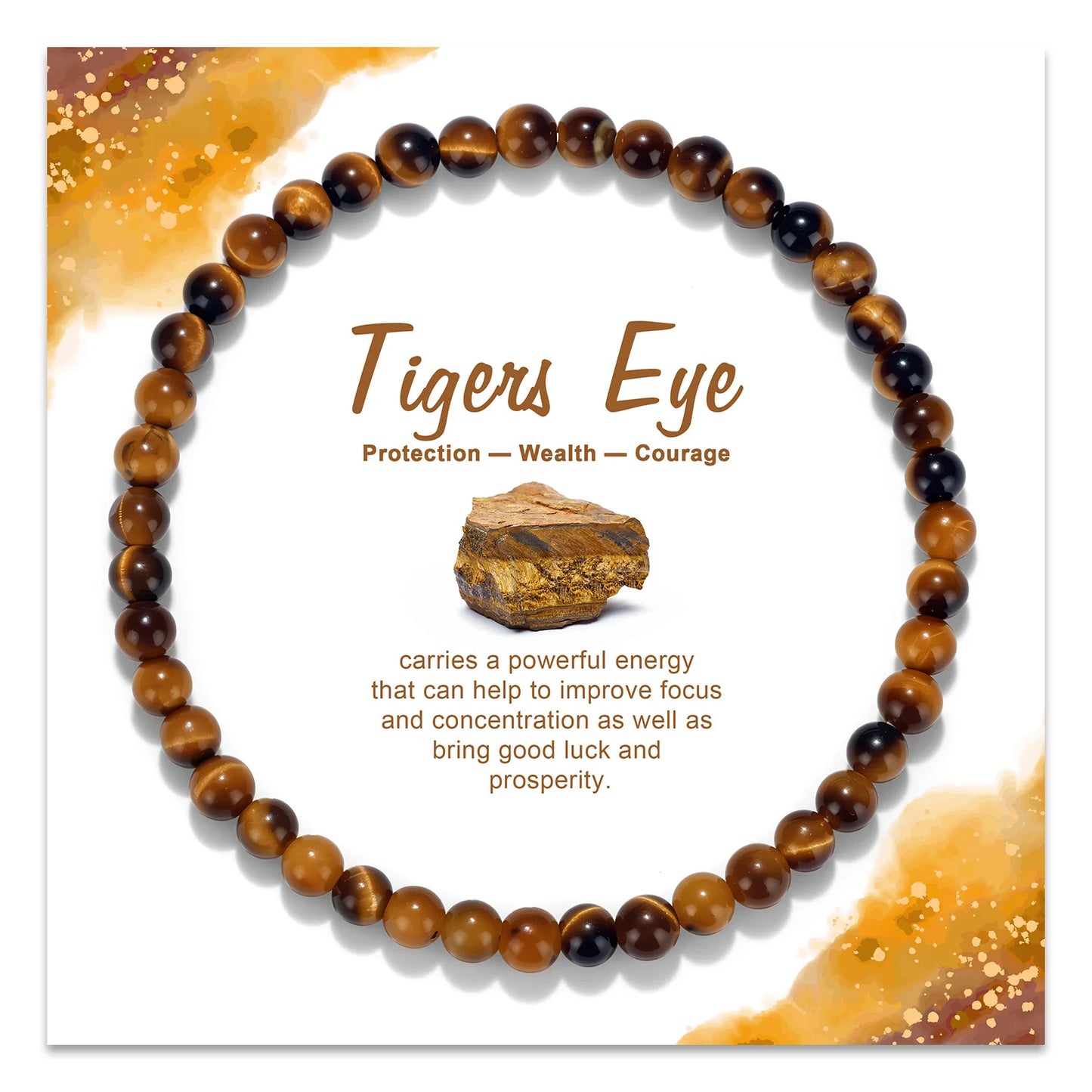 Exquisite Multi Color & Shape Natural Stone Crystal Beads Bracelet