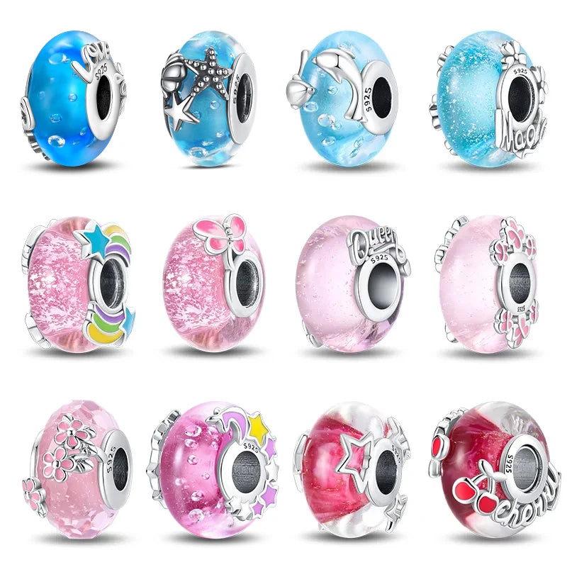 Luminous Glass Charms Beads