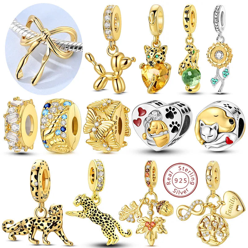 Dripping Elegance "Gold Charm Pendant" Series