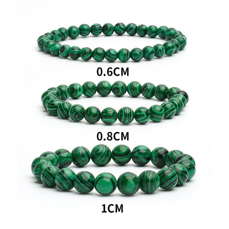 Chrysocolla Malachite Bracelet Healing Stone Bracelets