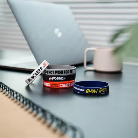 Motivational Wristbands Bracelets with Inspirational Messages