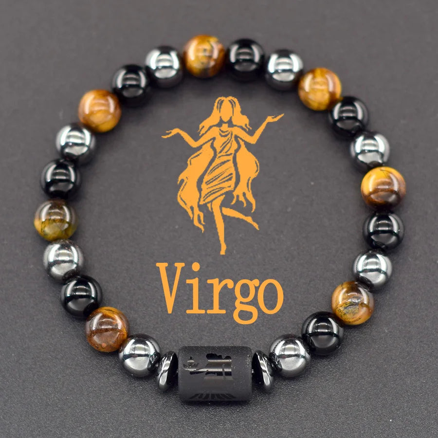 Crystal Cosmic Zodiac Sign Bracelet Constellation Bracelet