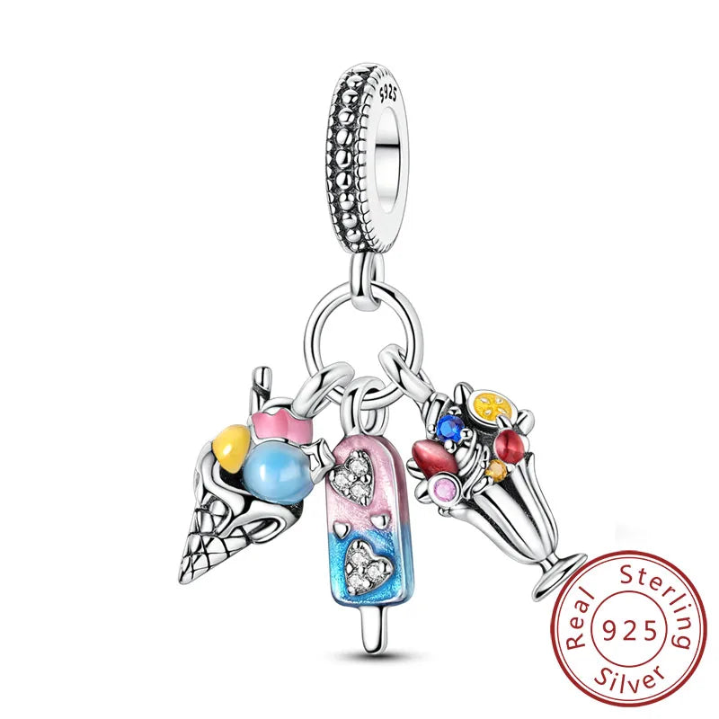 Summer Ocean Blue Pendant Charms