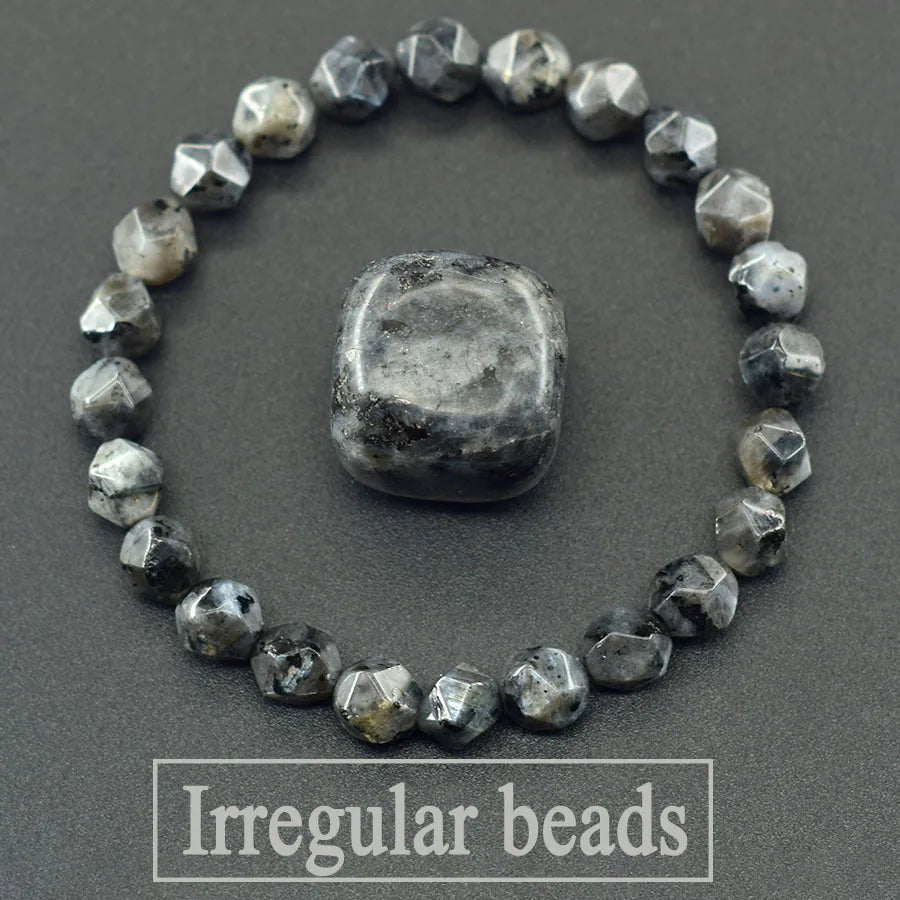 Colorful Indian Agate Bead Crystal Bracelet