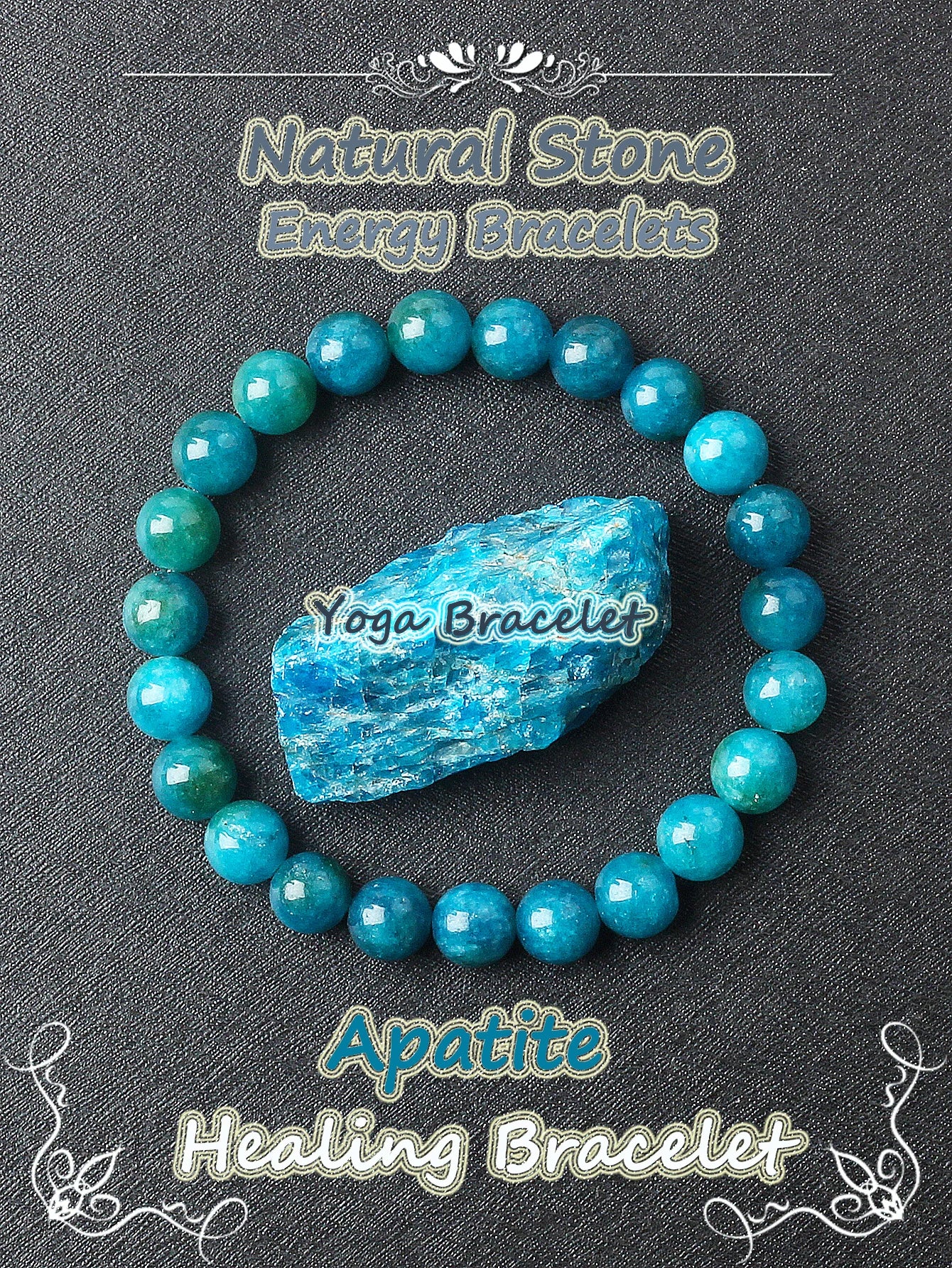 Genuine Crystal Round Healing Bracelets
