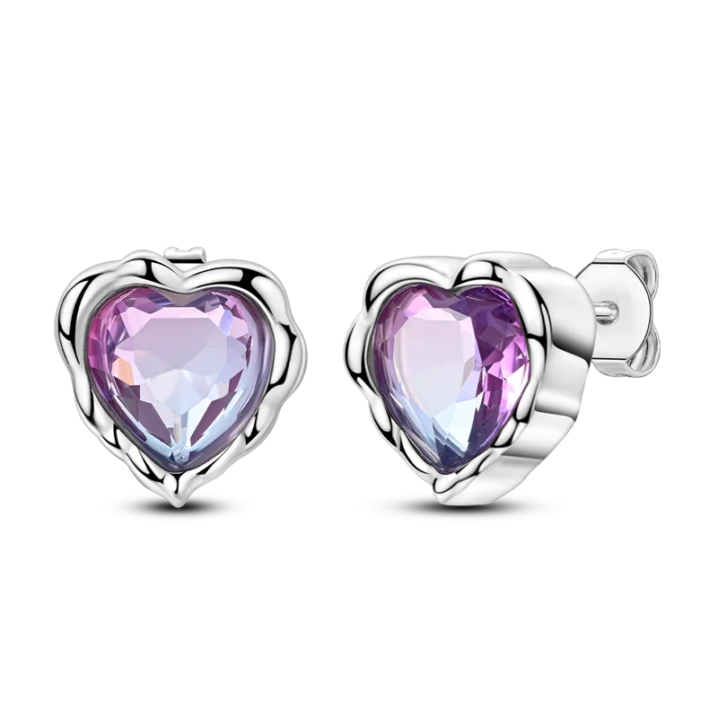 Elegantly Shaped Sparkling Pave Earrings