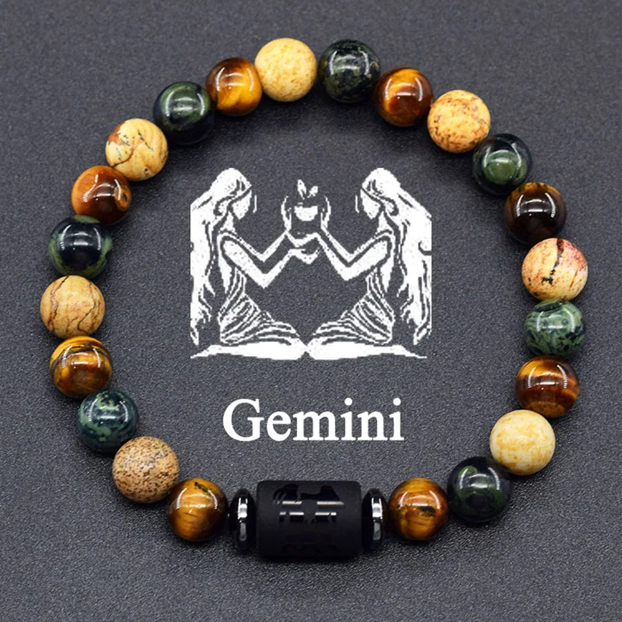 Crystal Cosmic Zodiac Sign Bracelet Constellation Bracelet