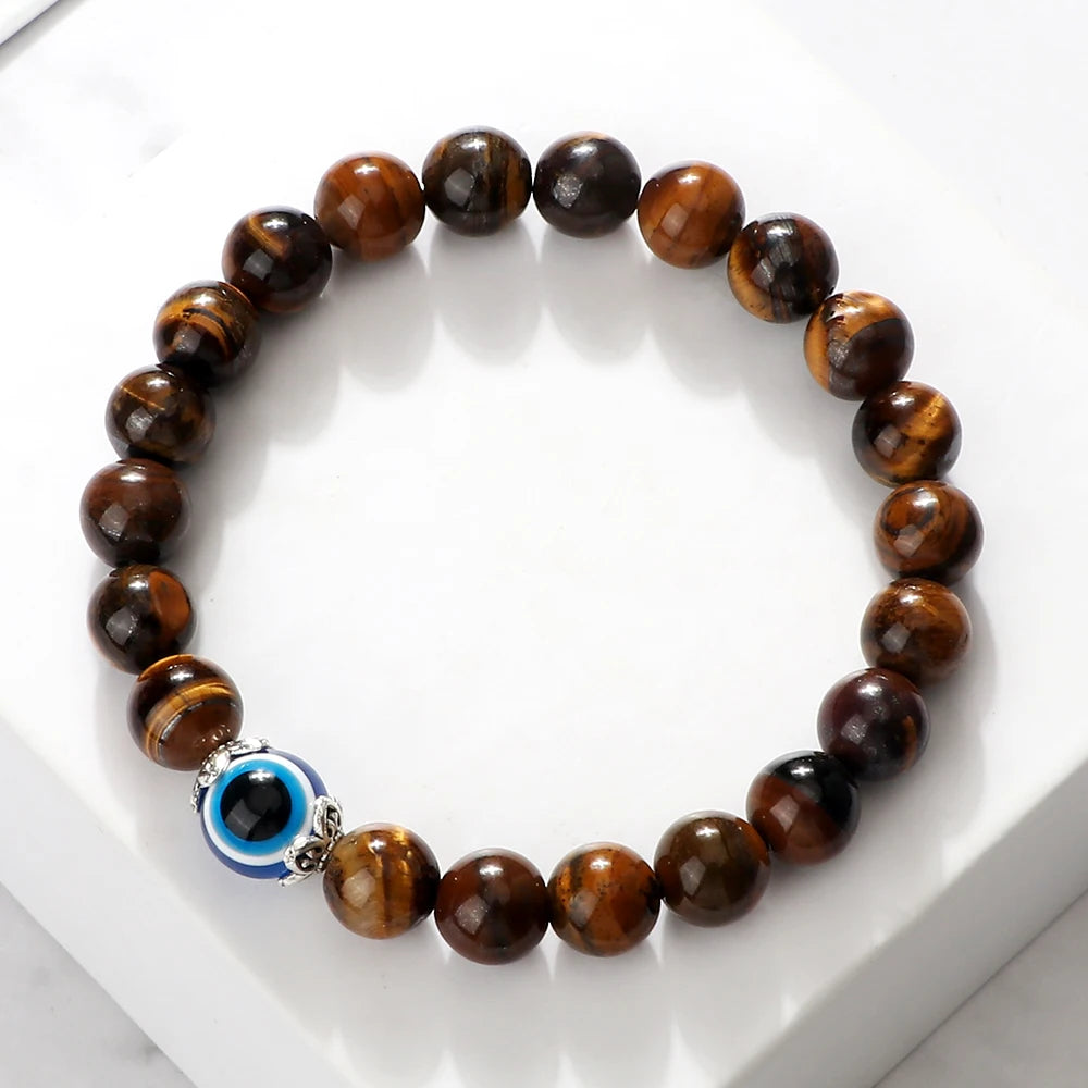 Beautiful Cat Eye Stone Beads Bracelet