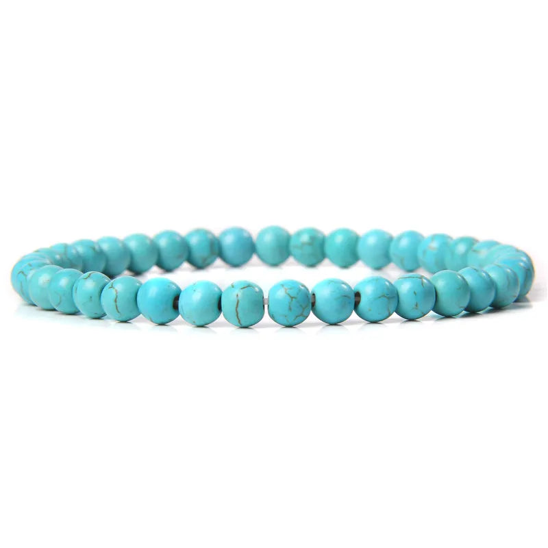 New Blue Turquoises Stone Charm Series Bracelets