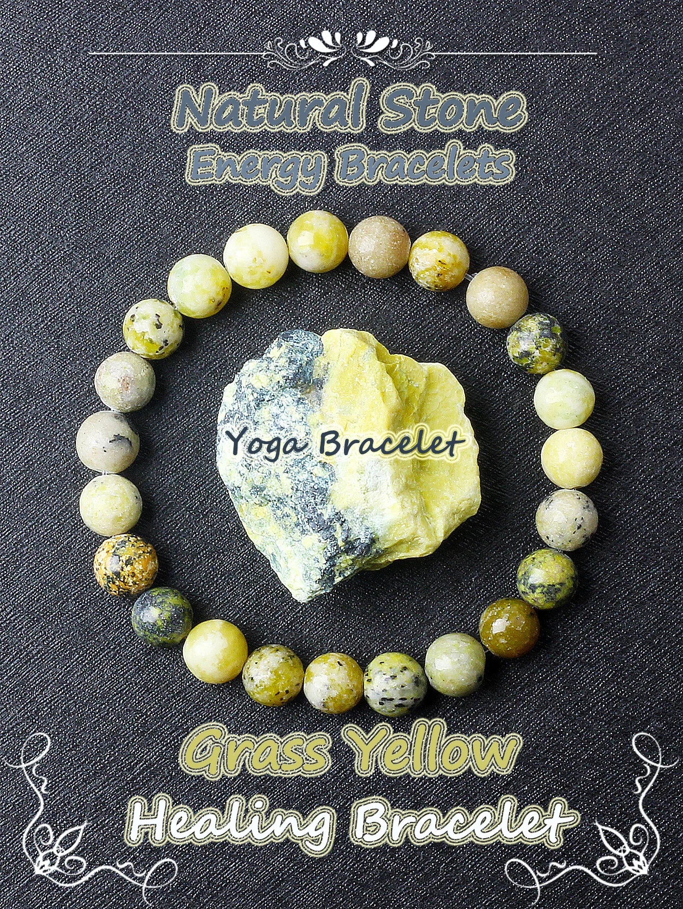 Genuine Crystal Round Healing Bracelets