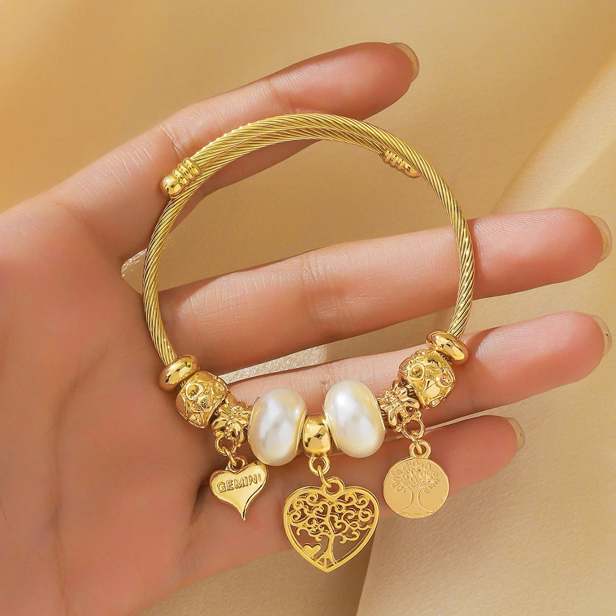 Elegant Multi Element Charm Love Bracelet