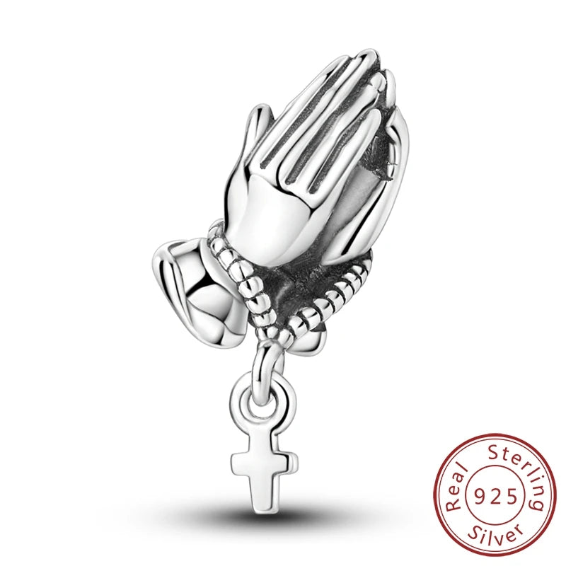 Empress Blue Platinum Pendant Charms Beads