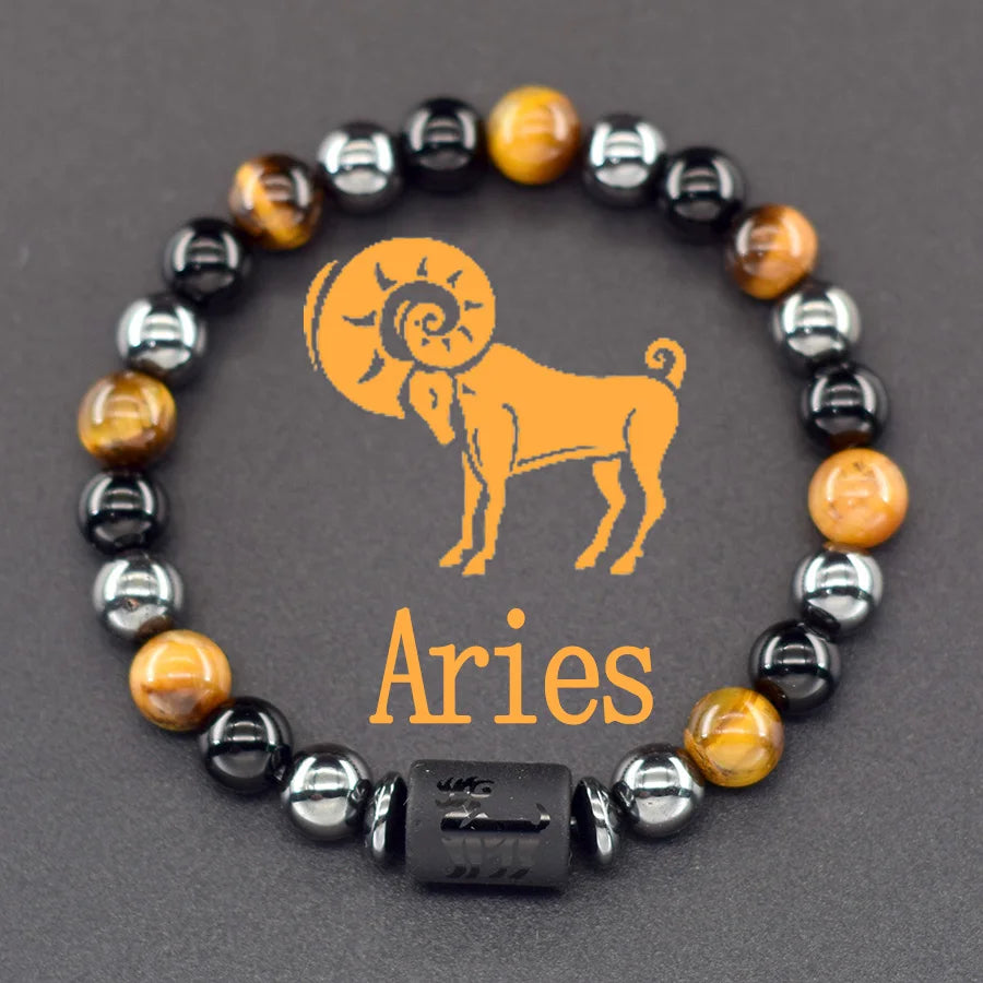 Crystal Cosmic Zodiac Sign Bracelet Constellation Bracelet