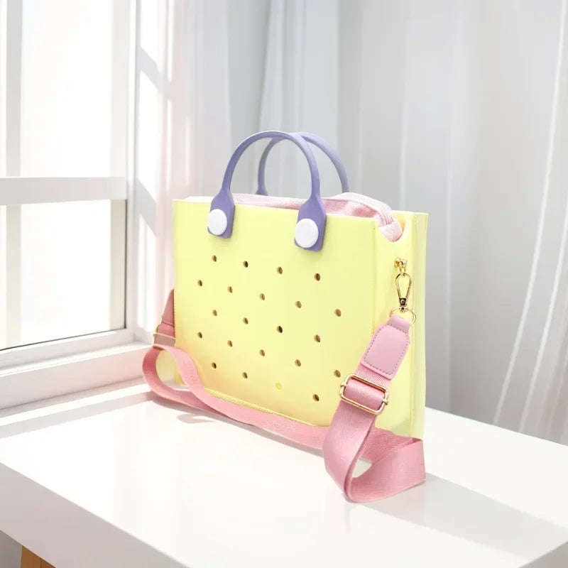 Pastel Palettes Rainbow Tote Handbag