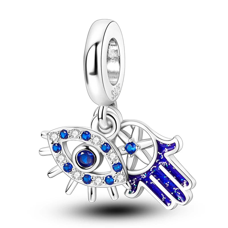 Sparkling Horus Eye Best Wishes Lucky Charms Pendants