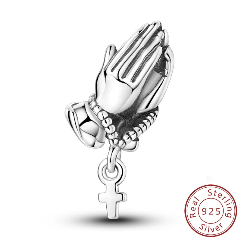 Dreamy Blue & Silver Charm Pendants