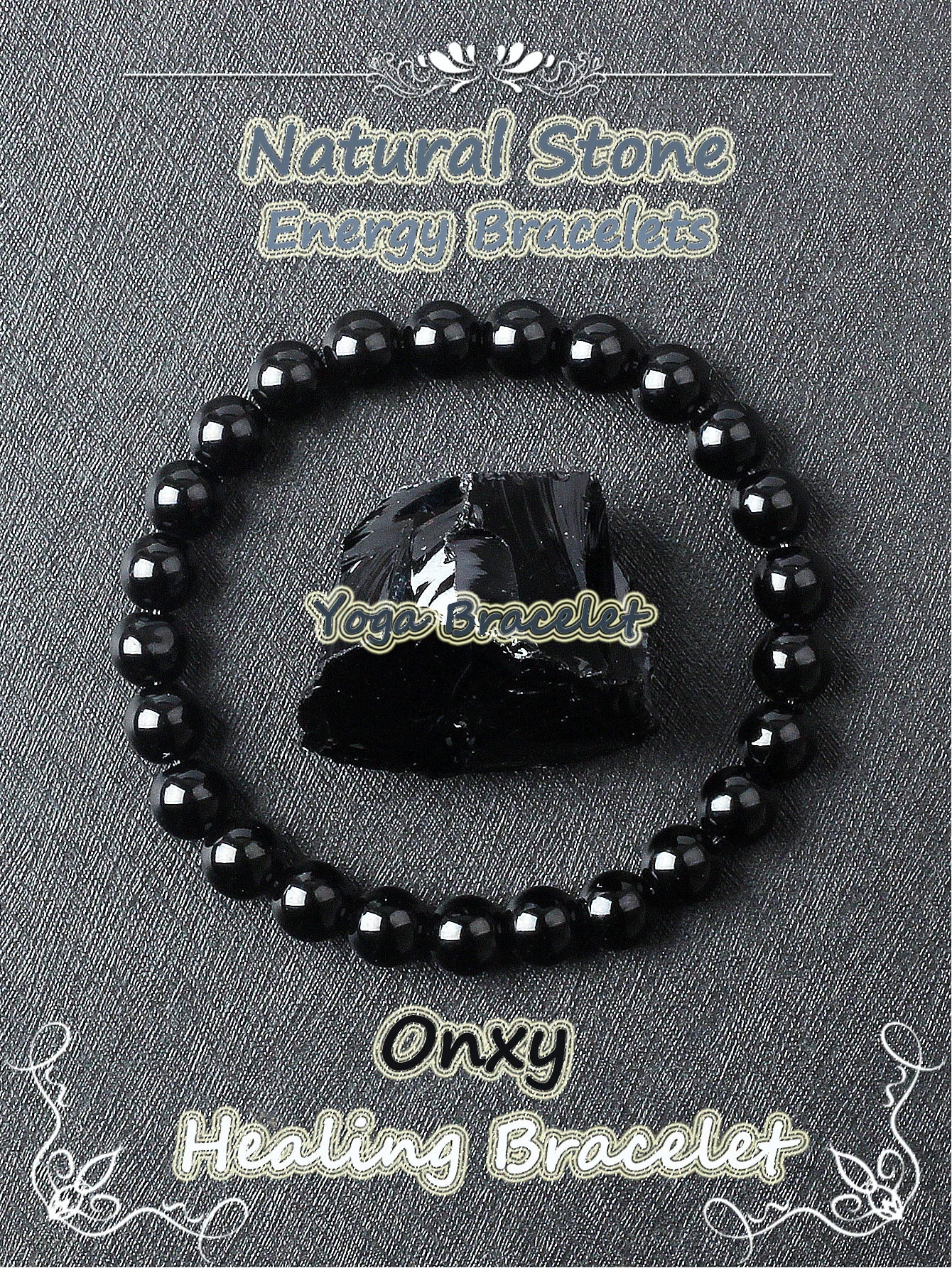 Genuine Crystal Round Healing Bracelets