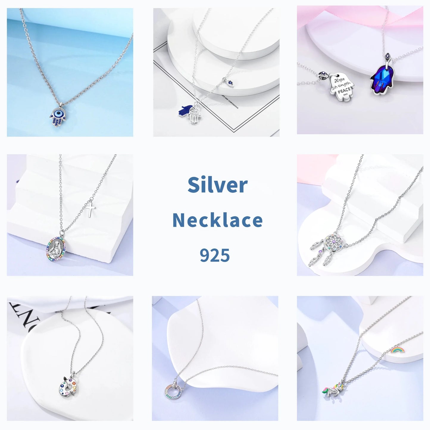 Enchanting Silver Unique Styled Necklace