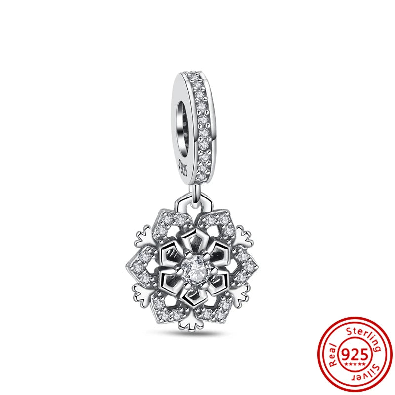 Lucky Silver Iron Pendant Bracelets Charms