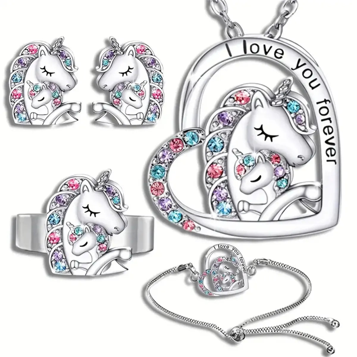 Lucky Unicorn Necklace & Sets