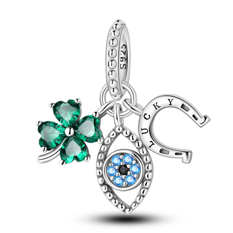 Sparkling Horus Eye Best Wishes Lucky Charms Pendants