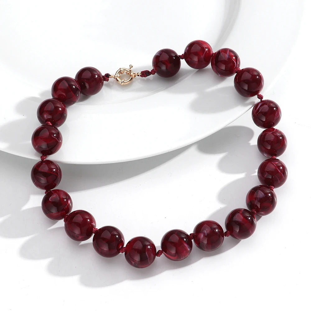Vintage Paris Beads Choker Necklaces
