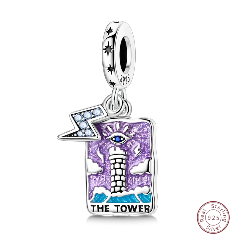 Magic Tarot Sun Moon Stars Charms Pendants