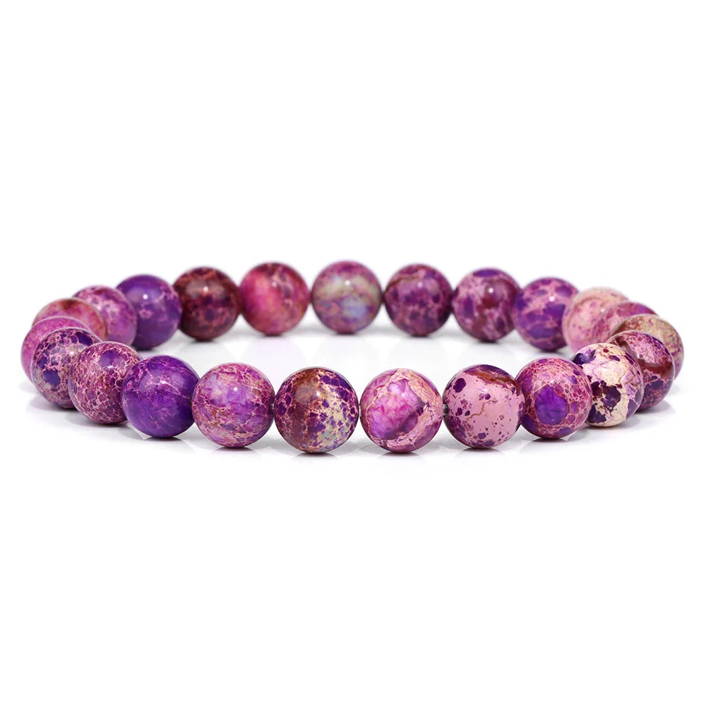Royal Fire Dragon Purple Stone Bracelets