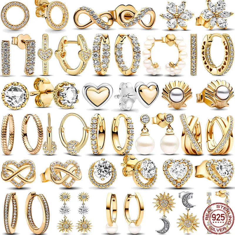 Timeless Elegance Gold Series Earrings