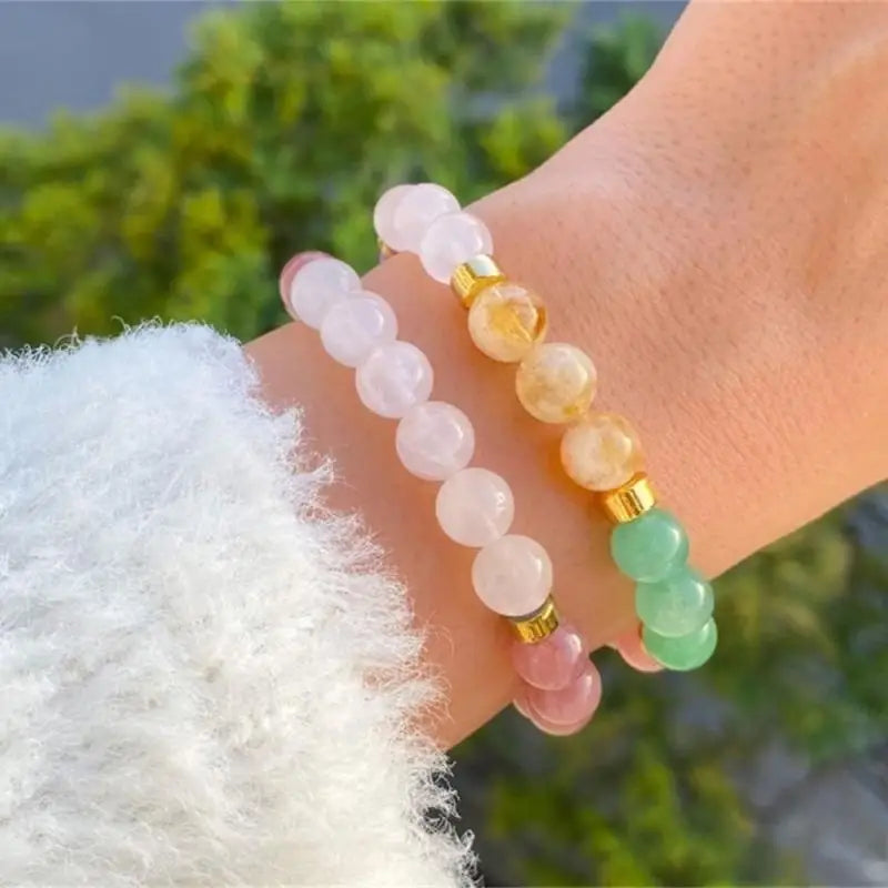 Good luck natural mysterious stone bracelet