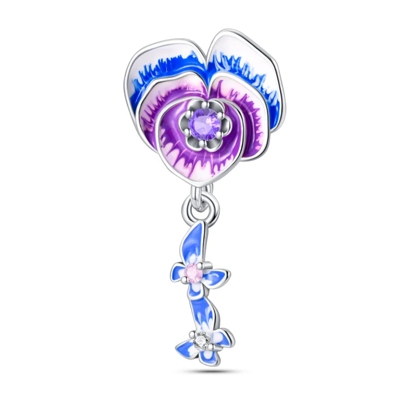 Romantic Bouquet Flower Love Language Theme Charms