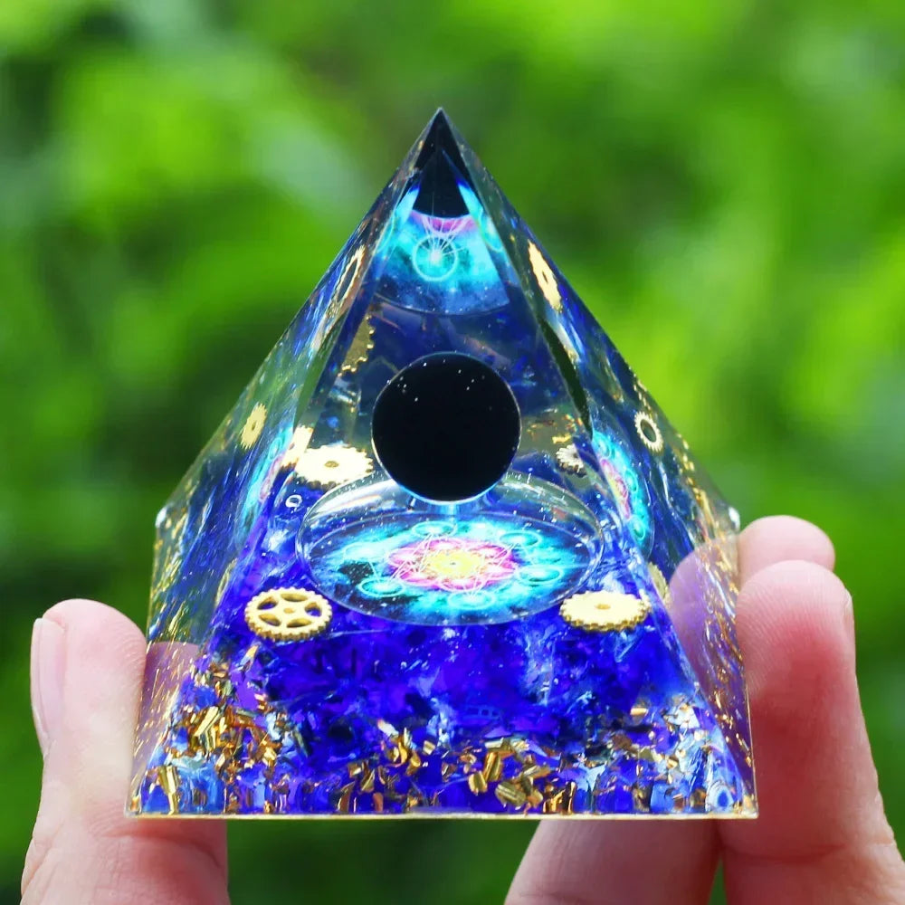 Egyptian Natural Crystal Energy Generator Pyramid