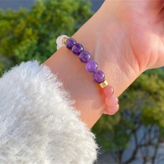 Good luck natural mysterious stone bracelet