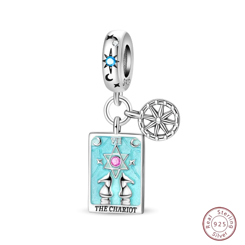 Magic Tarot Sun Moon Stars Charms Pendants