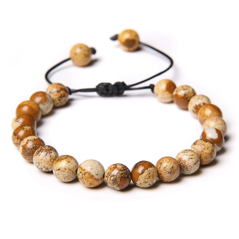 Couple Distance Energy Bracelets Natural Stone Healing