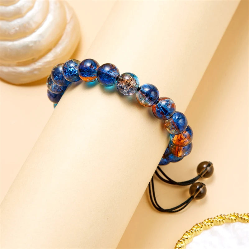 Ocean Cave Colorful Reef Crystal Glass Charm Bracelets