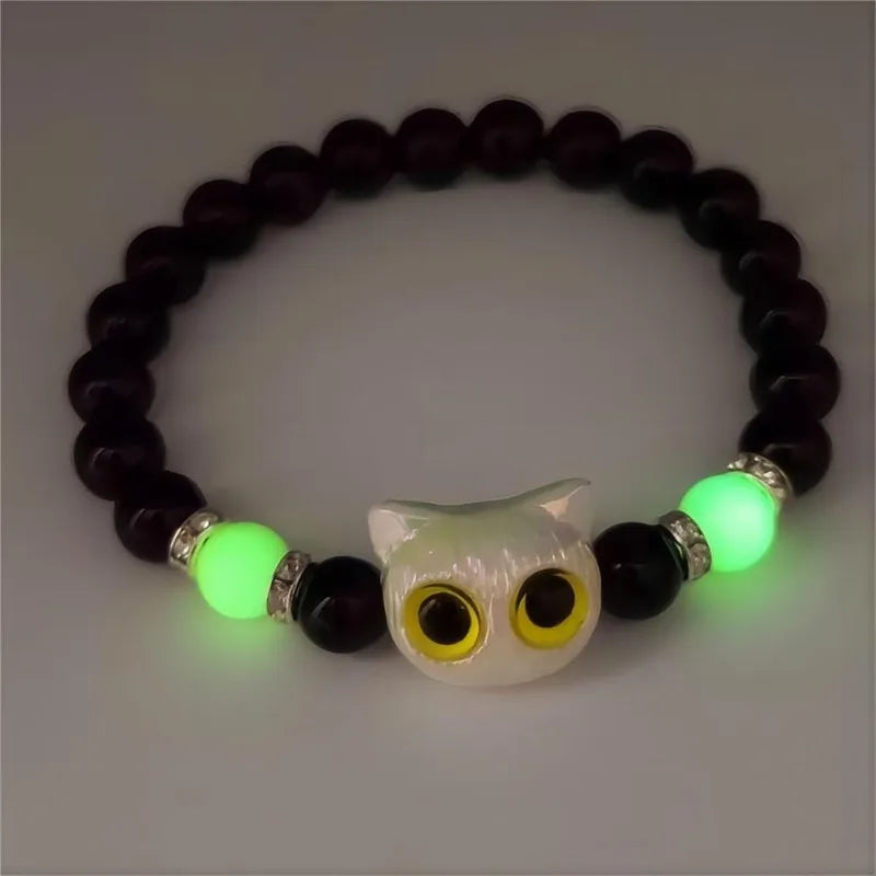 Luminous Big Eye Cat Bracelets