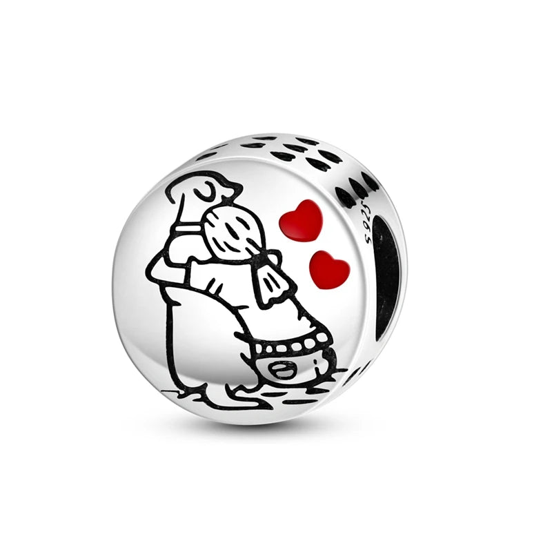 Red Cherry Strawberry Heart Warming Charm Pendants