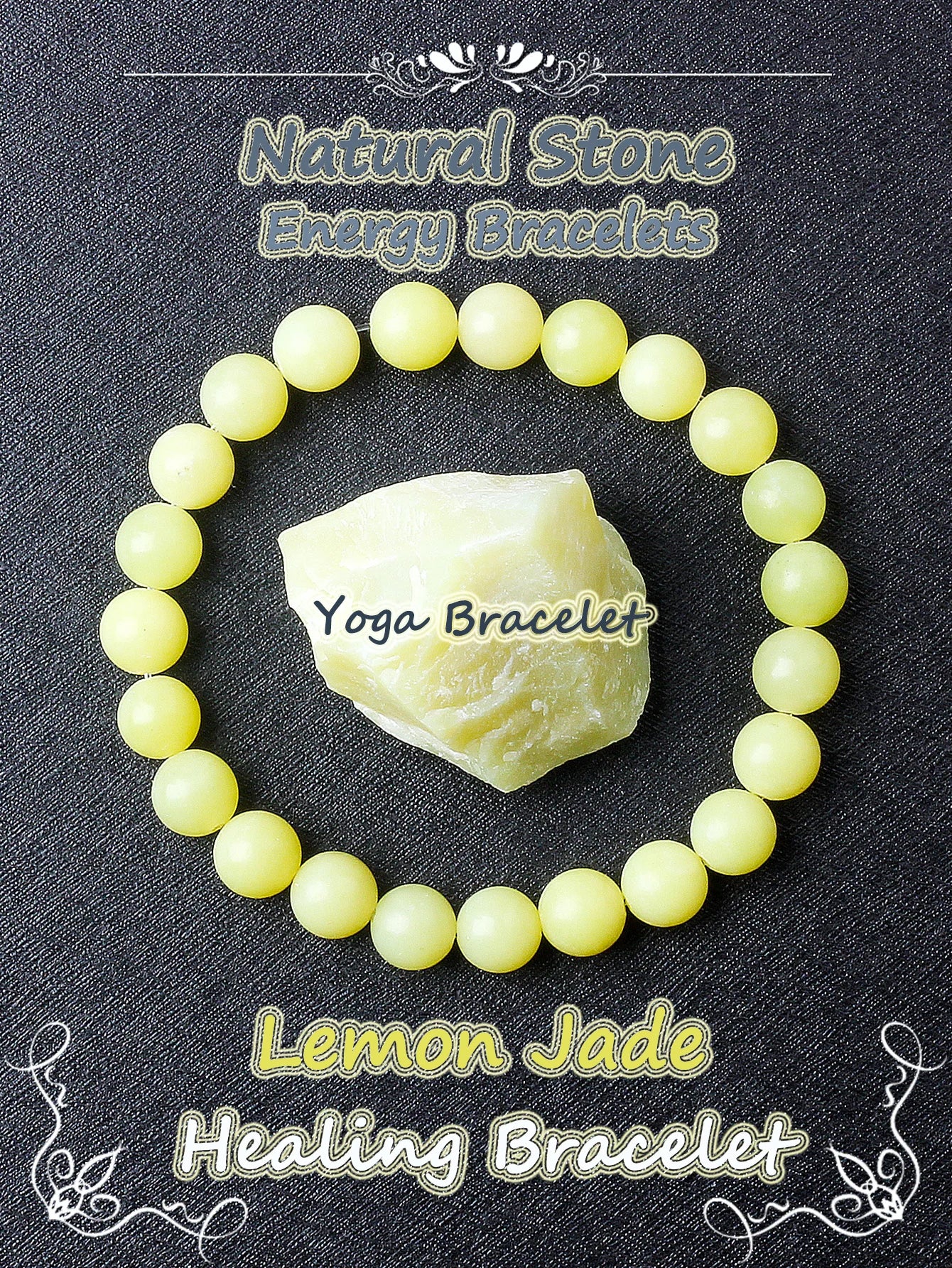 Genuine Crystal Round Healing Bracelets