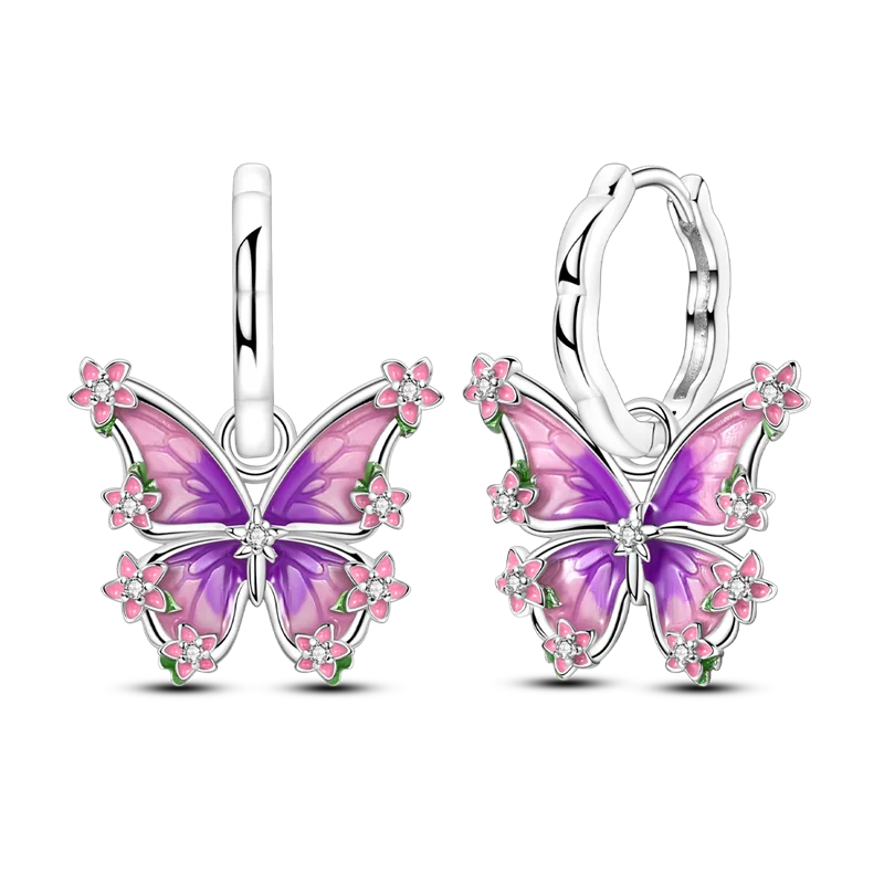 Elegantly Shaped Sparkling Pave Earrings