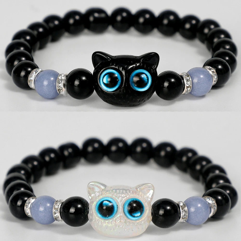 Luminous Big Eye Cat Bracelets