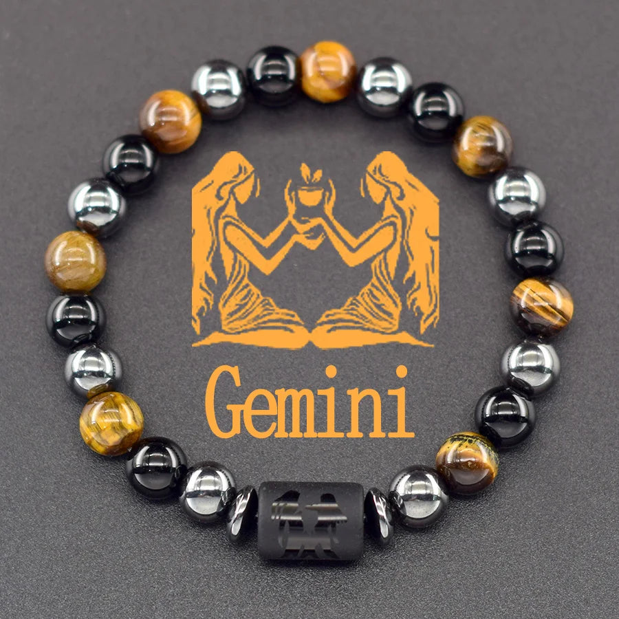Crystal Cosmic Zodiac Sign Bracelet Constellation Bracelet