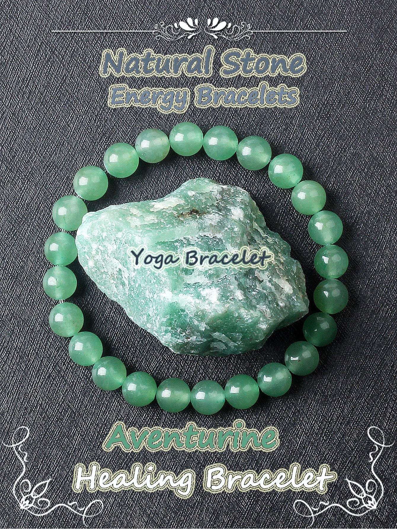 Genuine Crystal Round Healing Bracelets