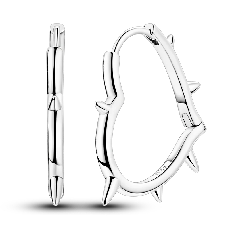 Elegantly Shaped Sparkling Pave Earrings