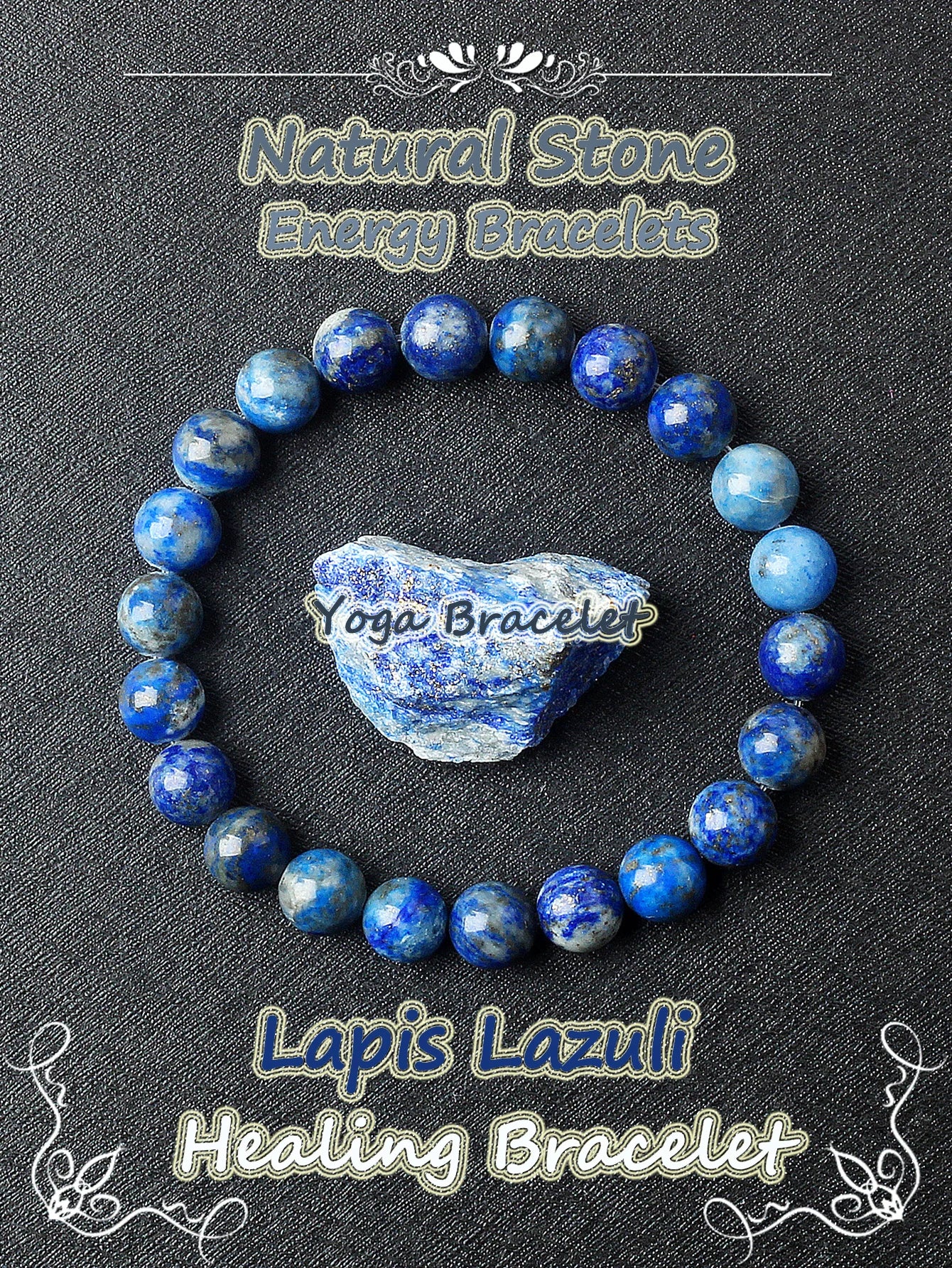 Genuine Crystal Round Healing Bracelets