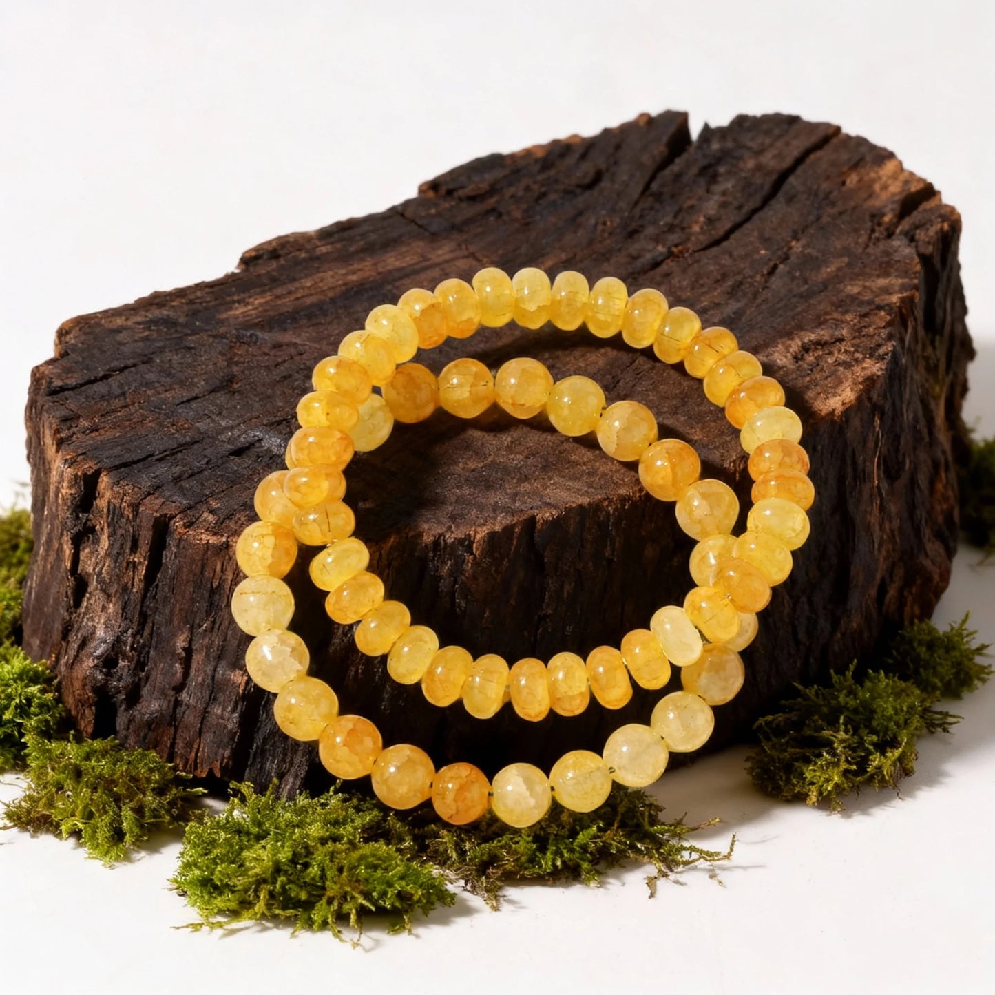Blooming Autumn Citrine Natural Stone Bracelets