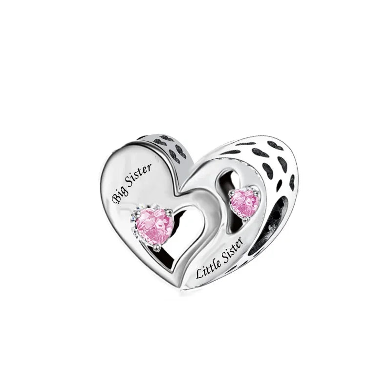Parent To Child Heart Print Panache Charms