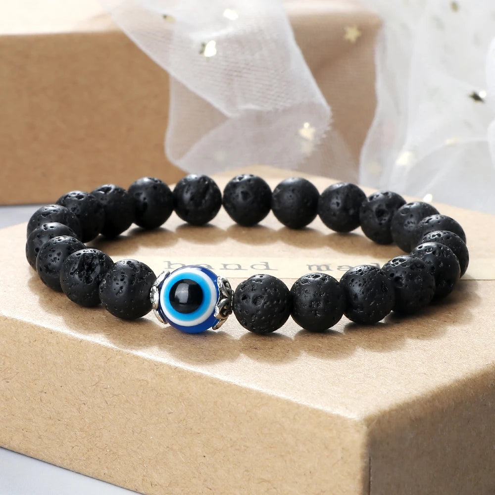 Beautiful Cat Eye Stone Beads Bracelet